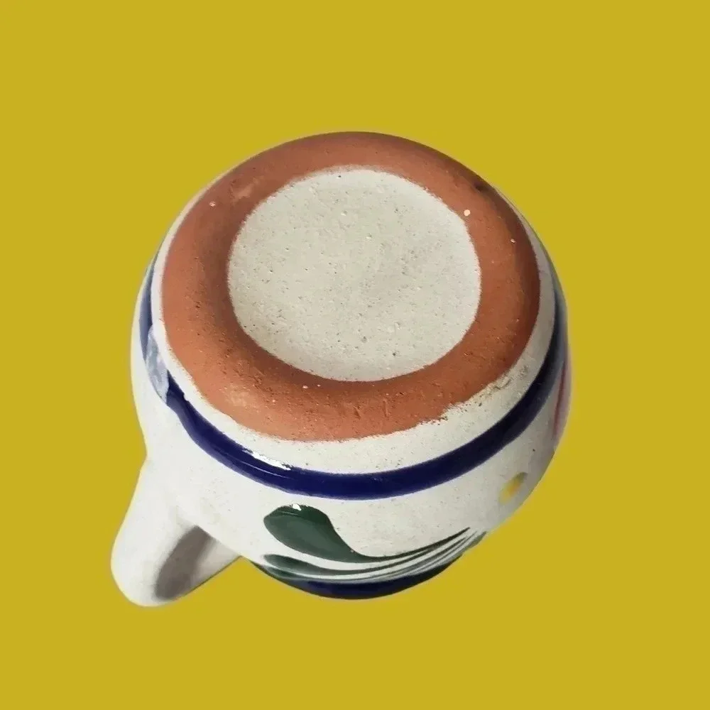 Handmade mexican pottery coffee mug